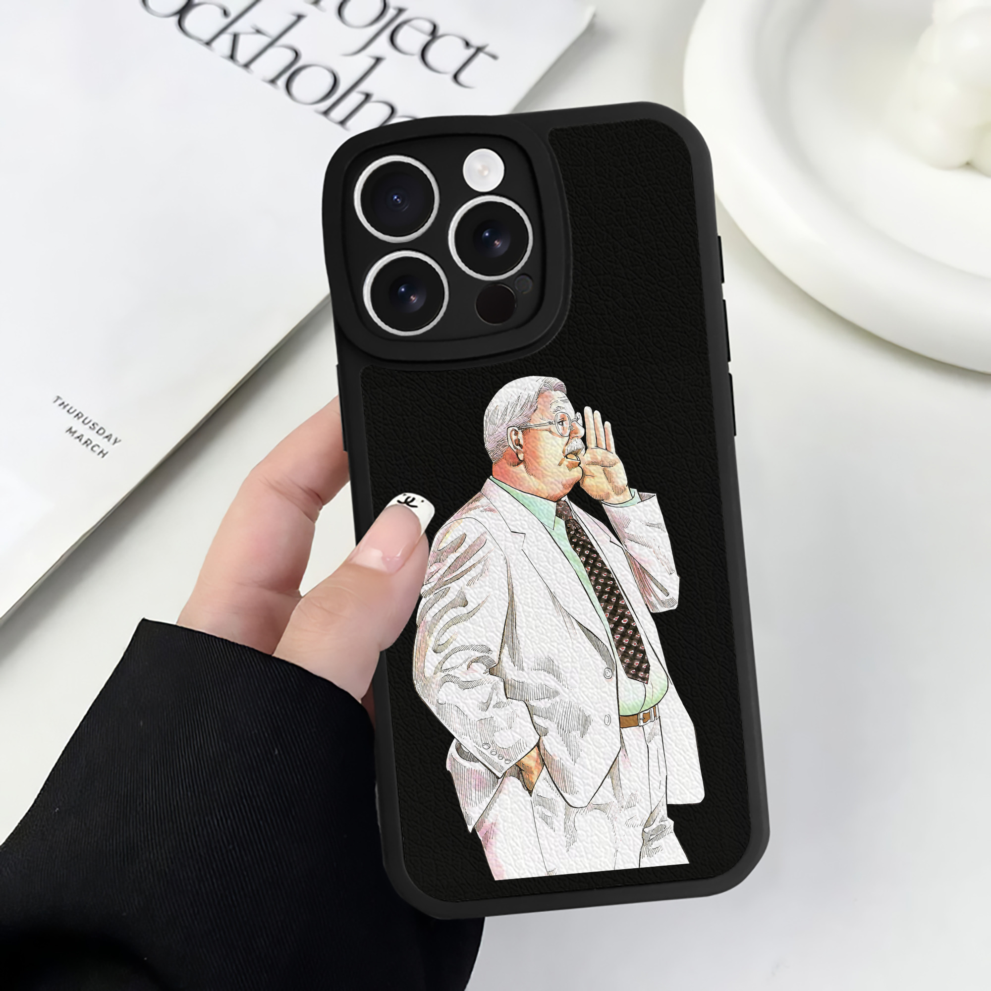 （画像用） SLAM DUNK／スラムダンク 【iPhone 16シリーズ対応】シリコンスマホケース（レザー調） 材質：シリコン
